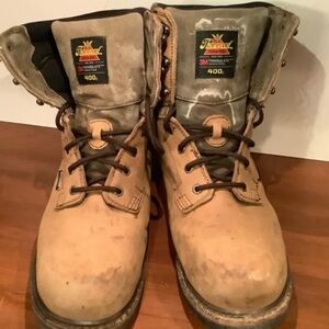 Thorogood Men's Rugged Brown Work Boots